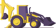 small icon of backhoe loader
