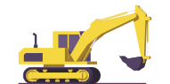 small icon of excavator